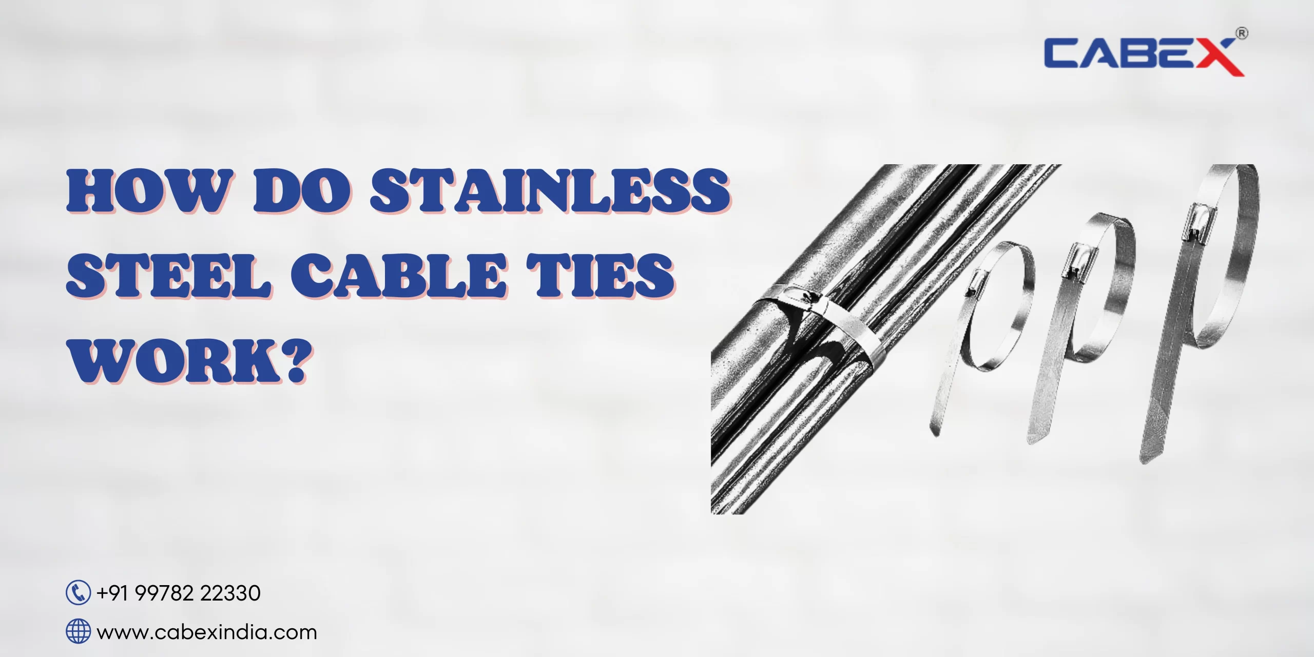 You are currently viewing How Do Stainless Steel Cable Ties Work?