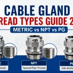 cable gland thread types