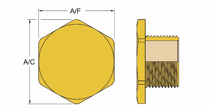 CabexIndia|STOPPING PLUG HEX HEAD