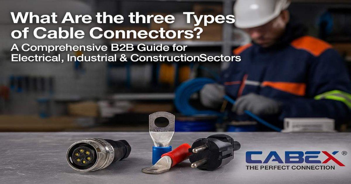 You are currently viewing What Are the Three Types of Cable Connectors? A Comprehensive B2B Guide for Electrical, Industrial & Construction Sectors