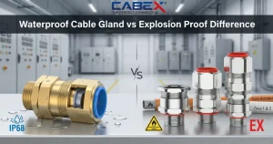 Read more about the article Waterproof Cable Gland vs Explosion Proof Difference: A Practical Industrial Guide