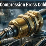double compression brass cable gland