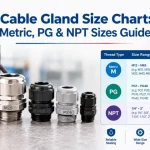 cable gland size chart